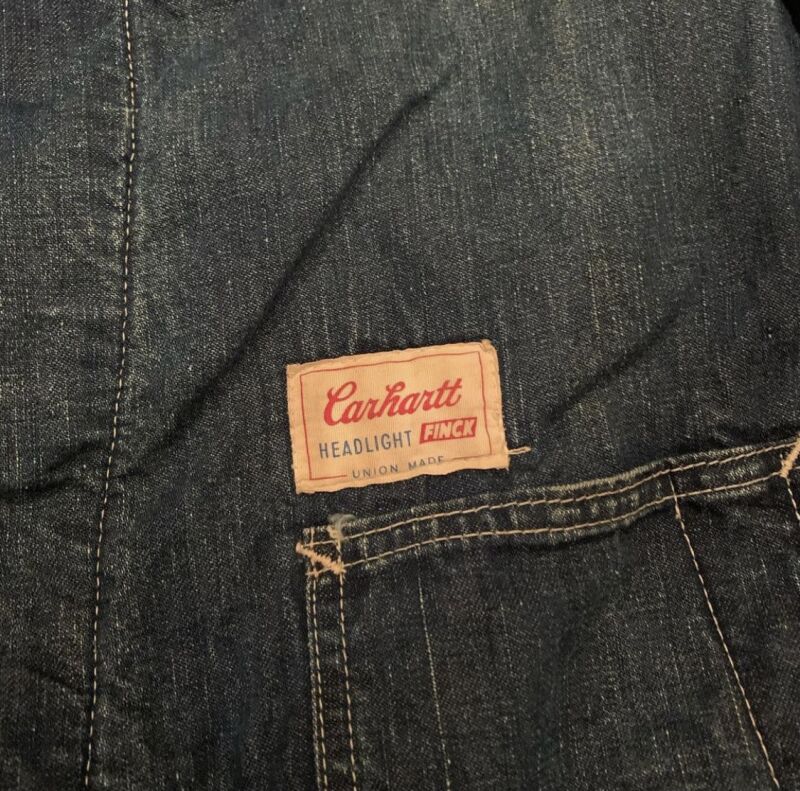 60's CARHARTT HEADLIGHT FINKS デニムカバーオール 60's CARHARTT HEADLIGHT FINKS デニムカバーオール