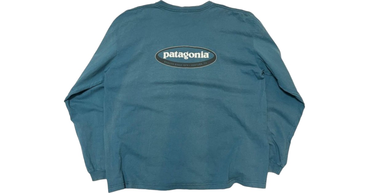 90s patagonia パタロハ ロンT アボカドグリーン パタゴニア Vintage